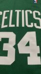 Maillot de Basket #34 Pierce 2007-08 Boston Celtics M&N Vert Brodé